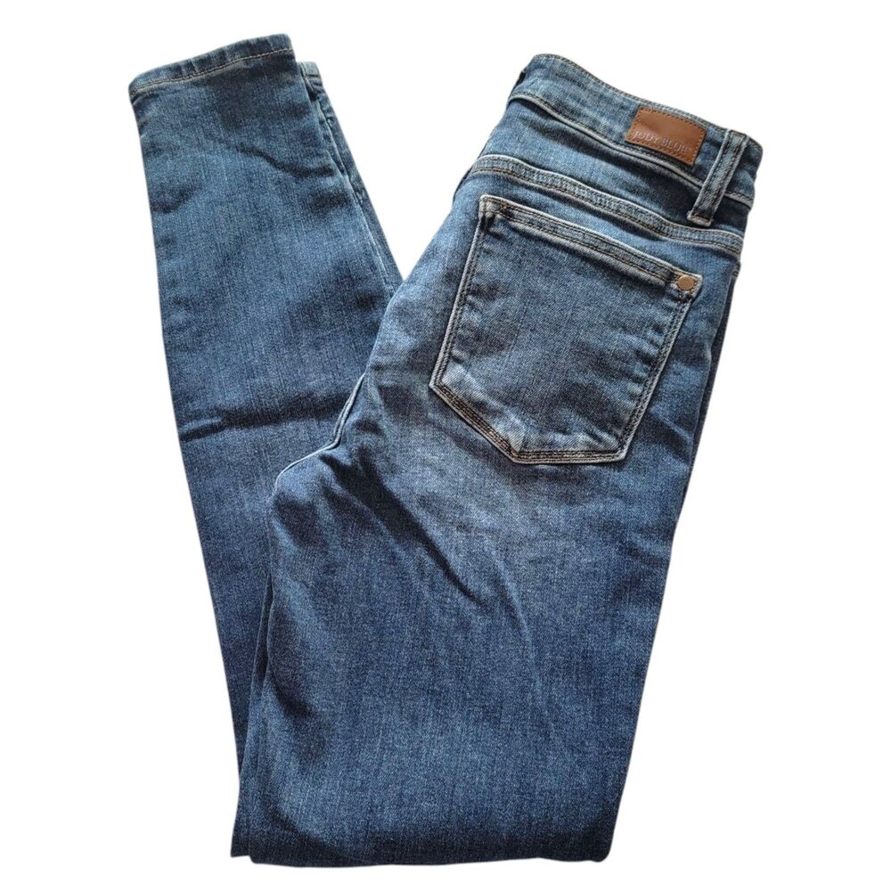 Judy Blue Jeans Women's 5/27 Skinny Fit Stretch Medium Wash Denim Mid Rise